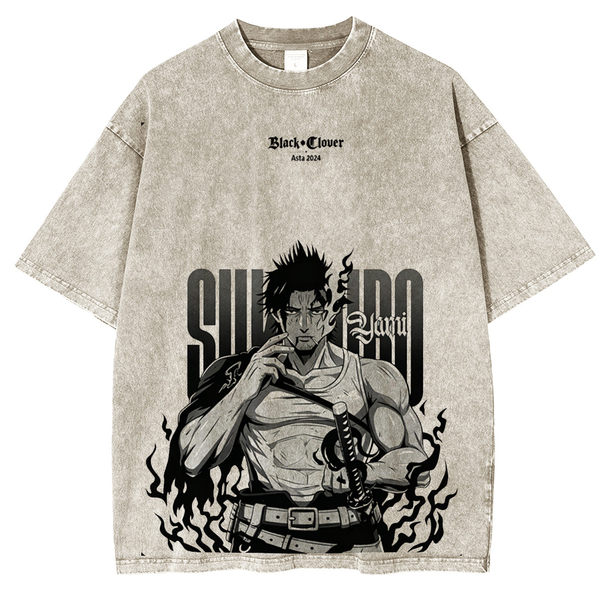 Black Clover Vintage washed T-shirt/Crewneck/Hoodie