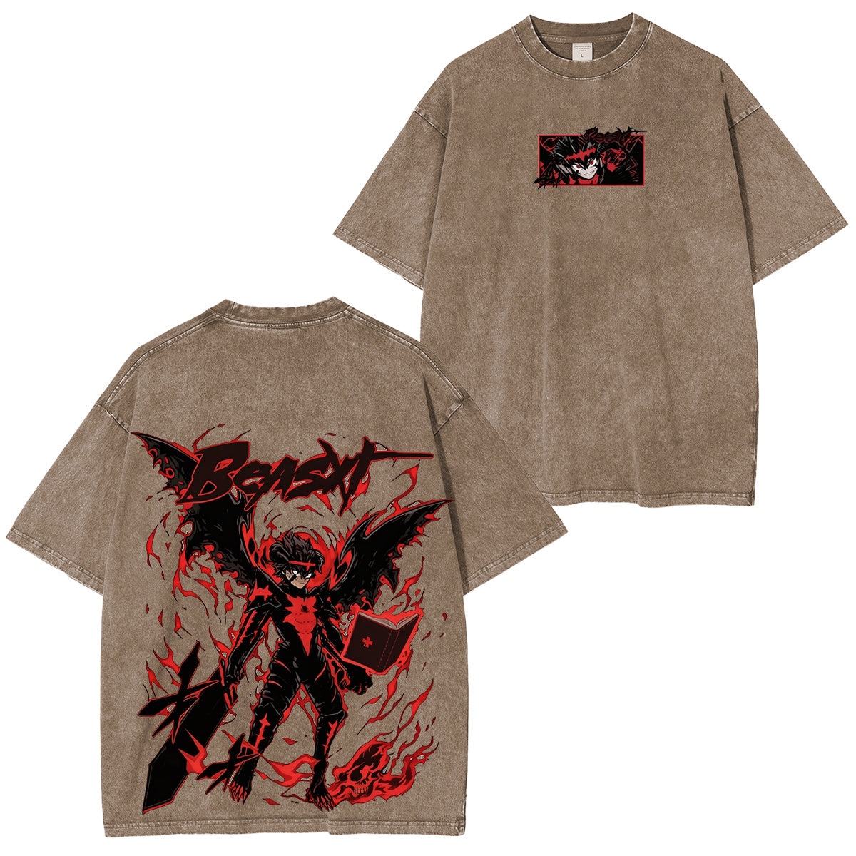 Black Clover :Asta Vintage washed T-shirt/Crewneck/Hoodie