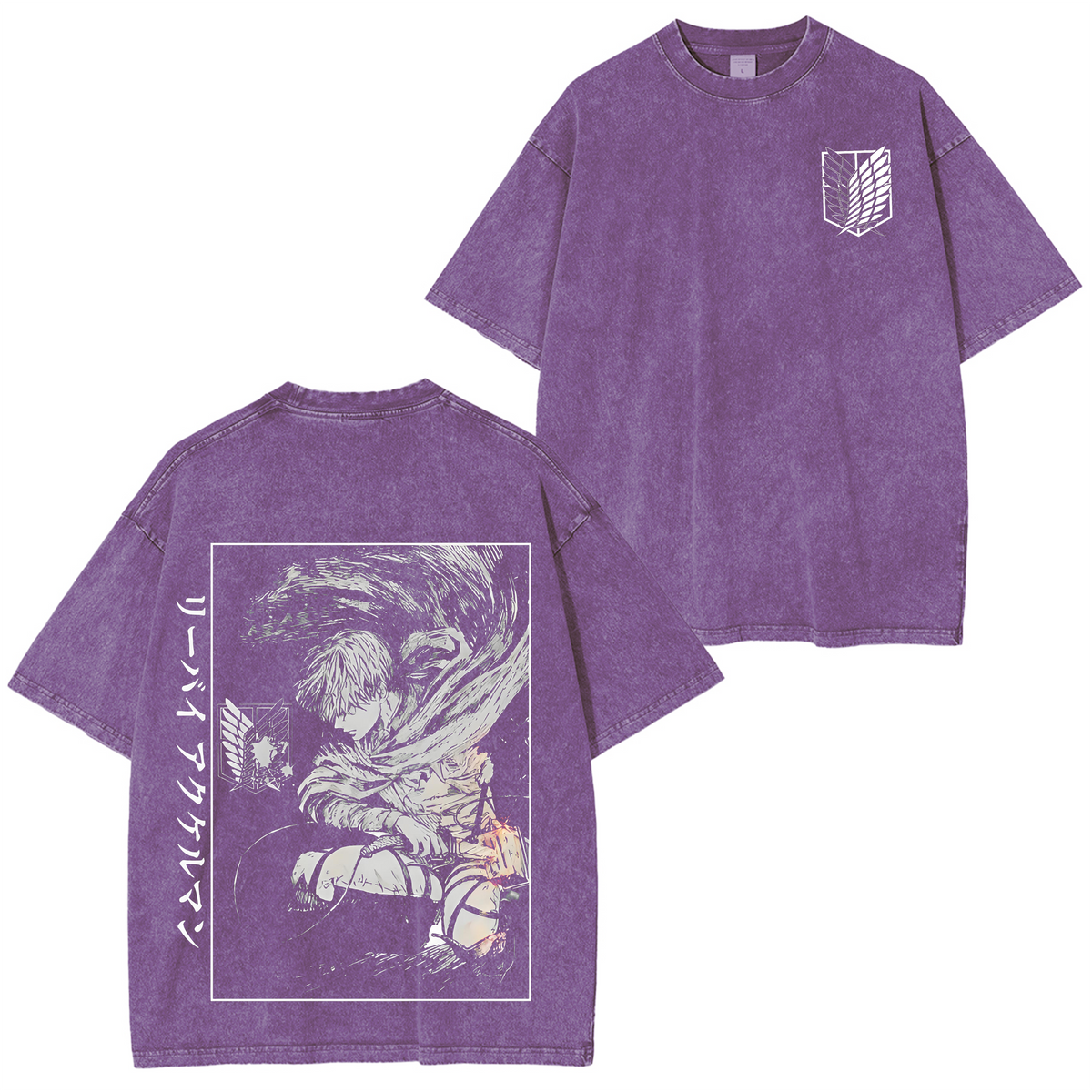 Attack On Titan Anime Polera