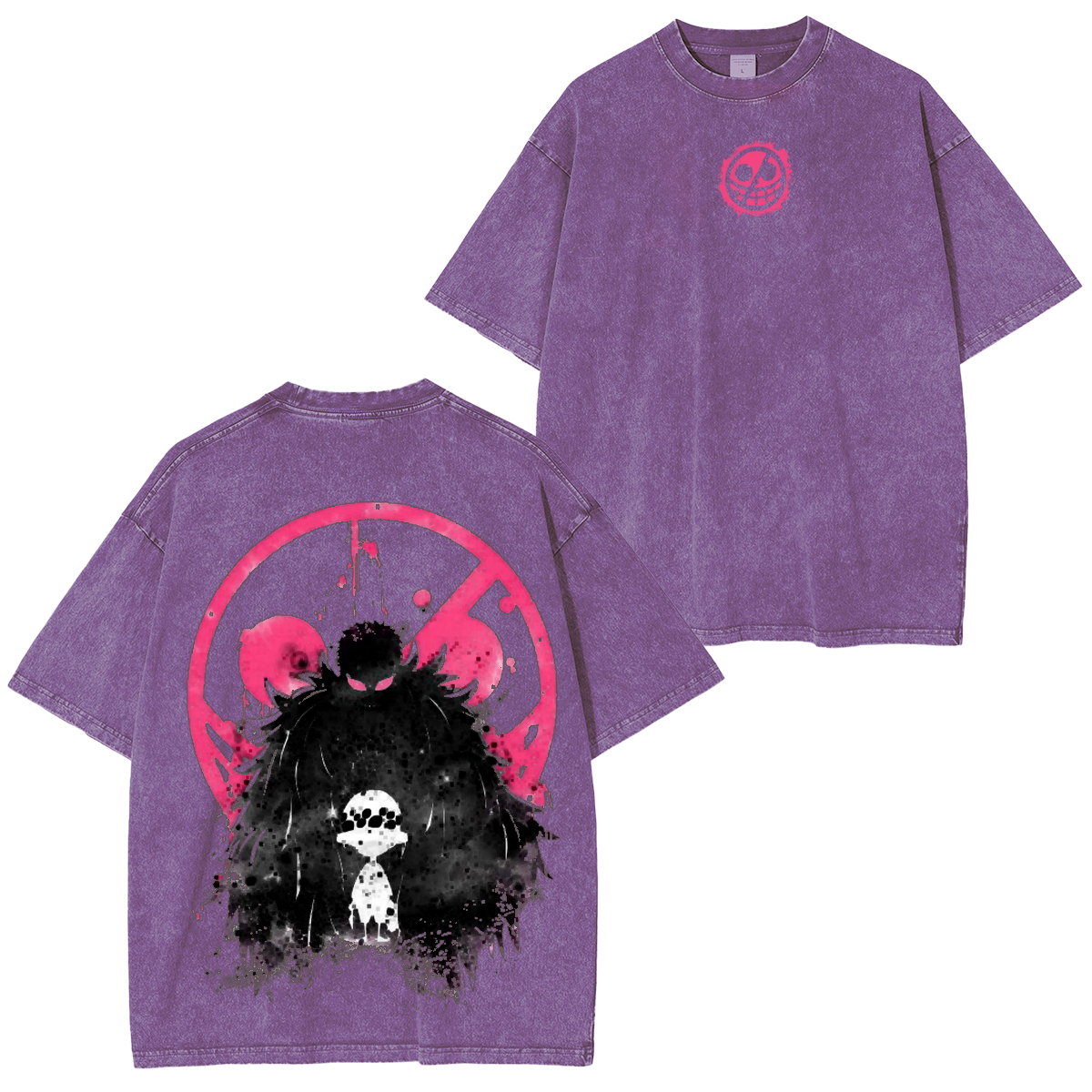 Donquixote Doflamingo Vintage Retro Wash Polera