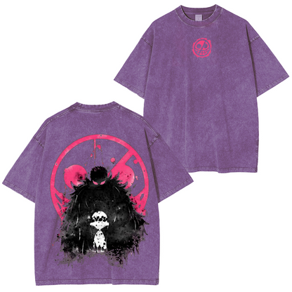 Donquixote Doflamingo Vintage Retro Wash Polera