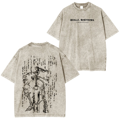 Berserk :Guts Polera Lavada Vintage