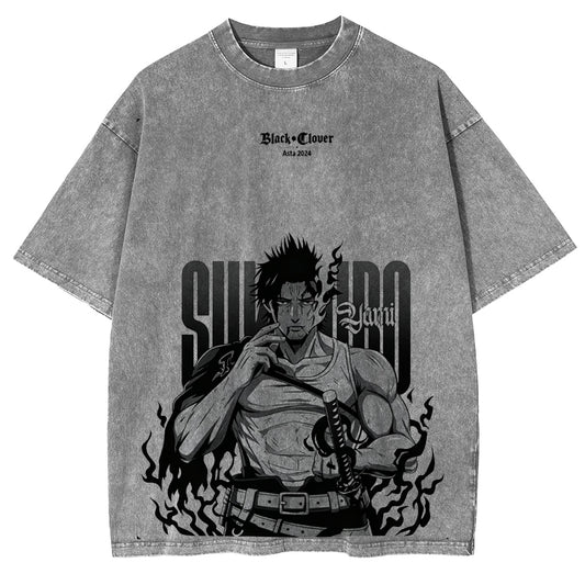Black Clover Vintage washed T-shirt/Crewneck/Hoodie