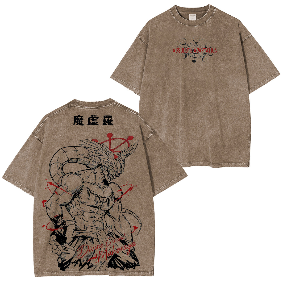 Jujutsu Kaisen :Mahoraga Polera Lavada Vintage