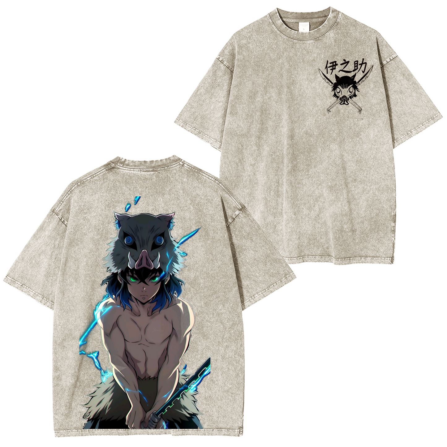 Demon Slayer Unisex Washed T-shirts