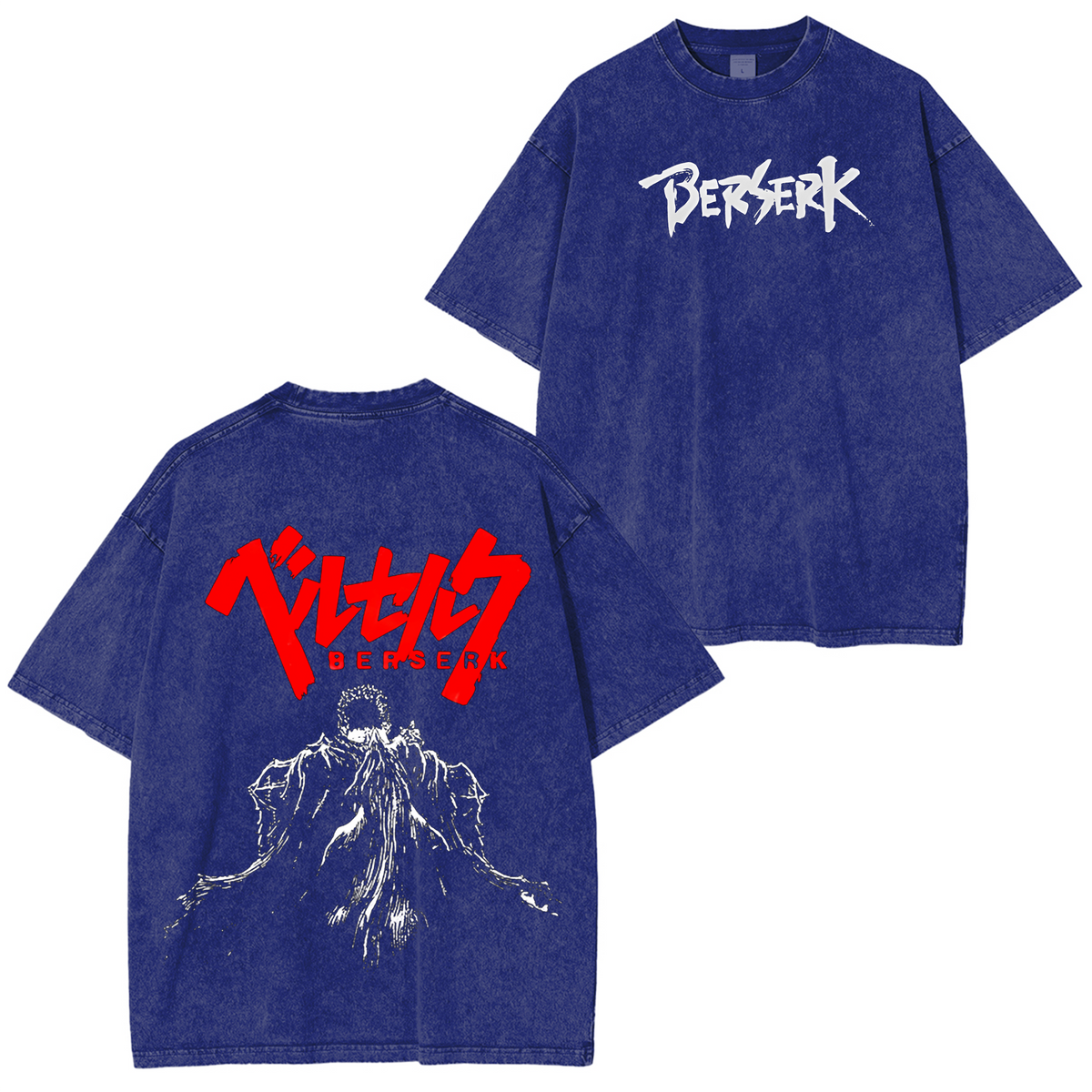 Berserk Anime Polera Unisex Lavada