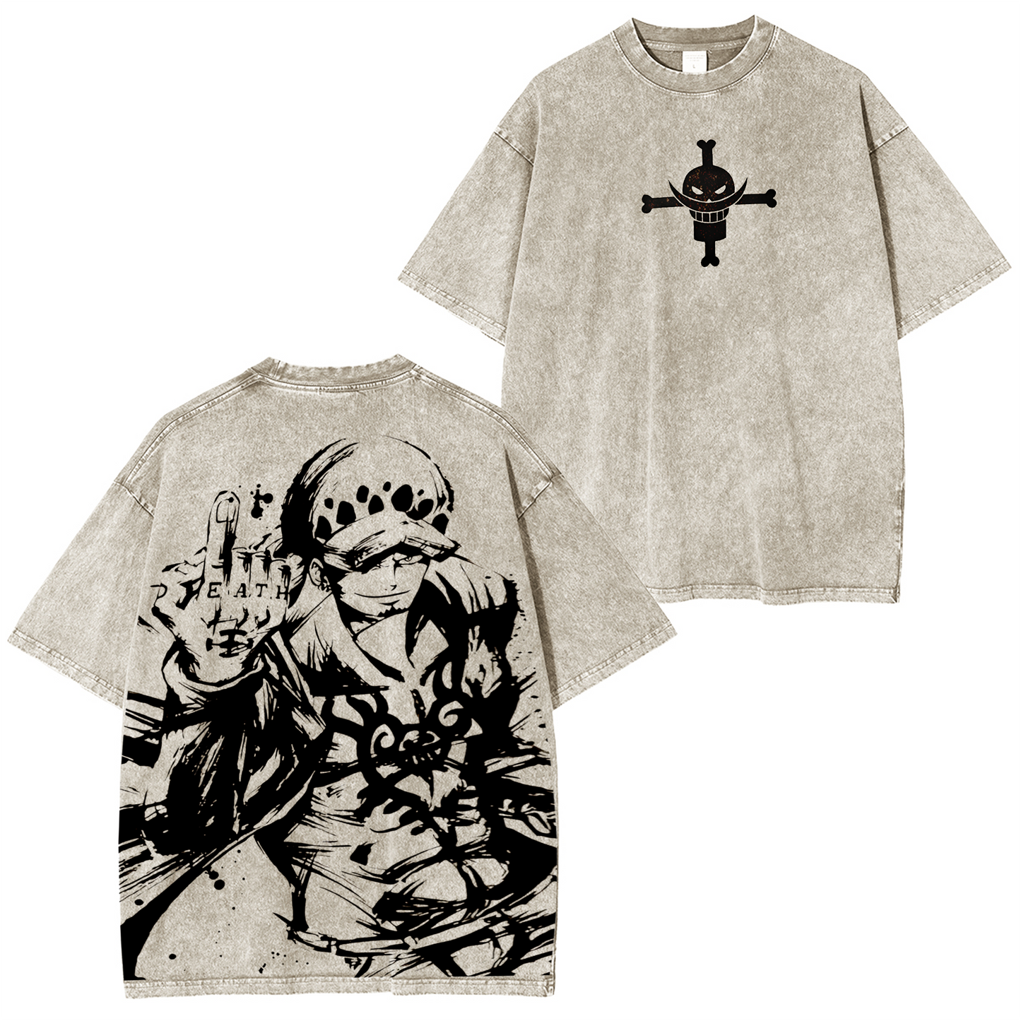 One Piece Unisex Washed T-shirts