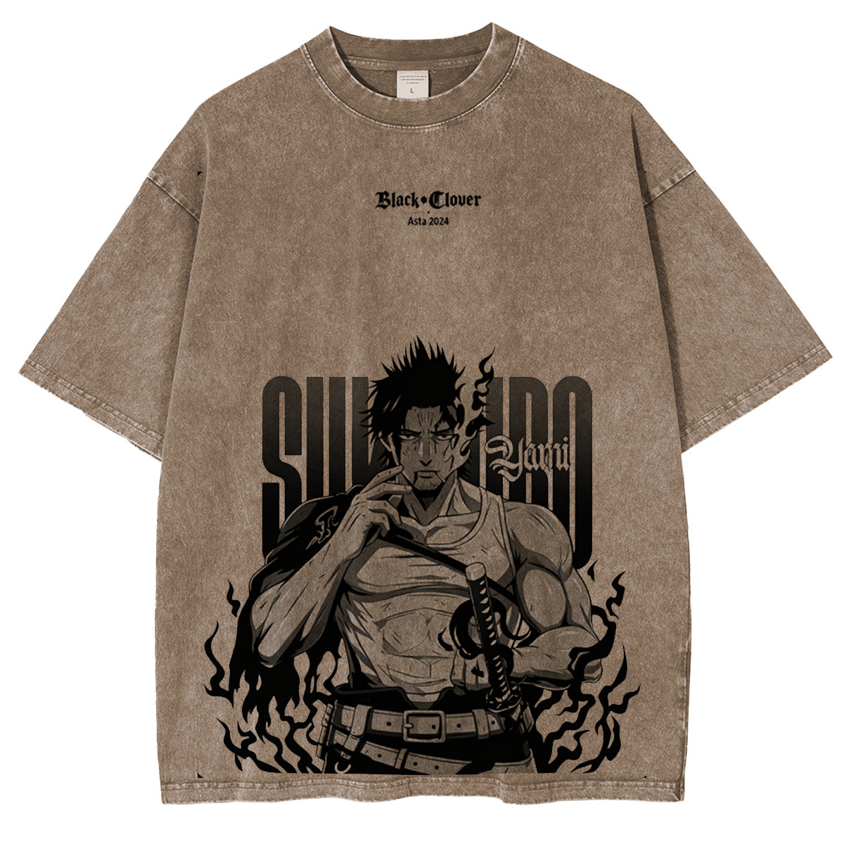 Black Clover Vintage washed T-shirt/Crewneck/Hoodie