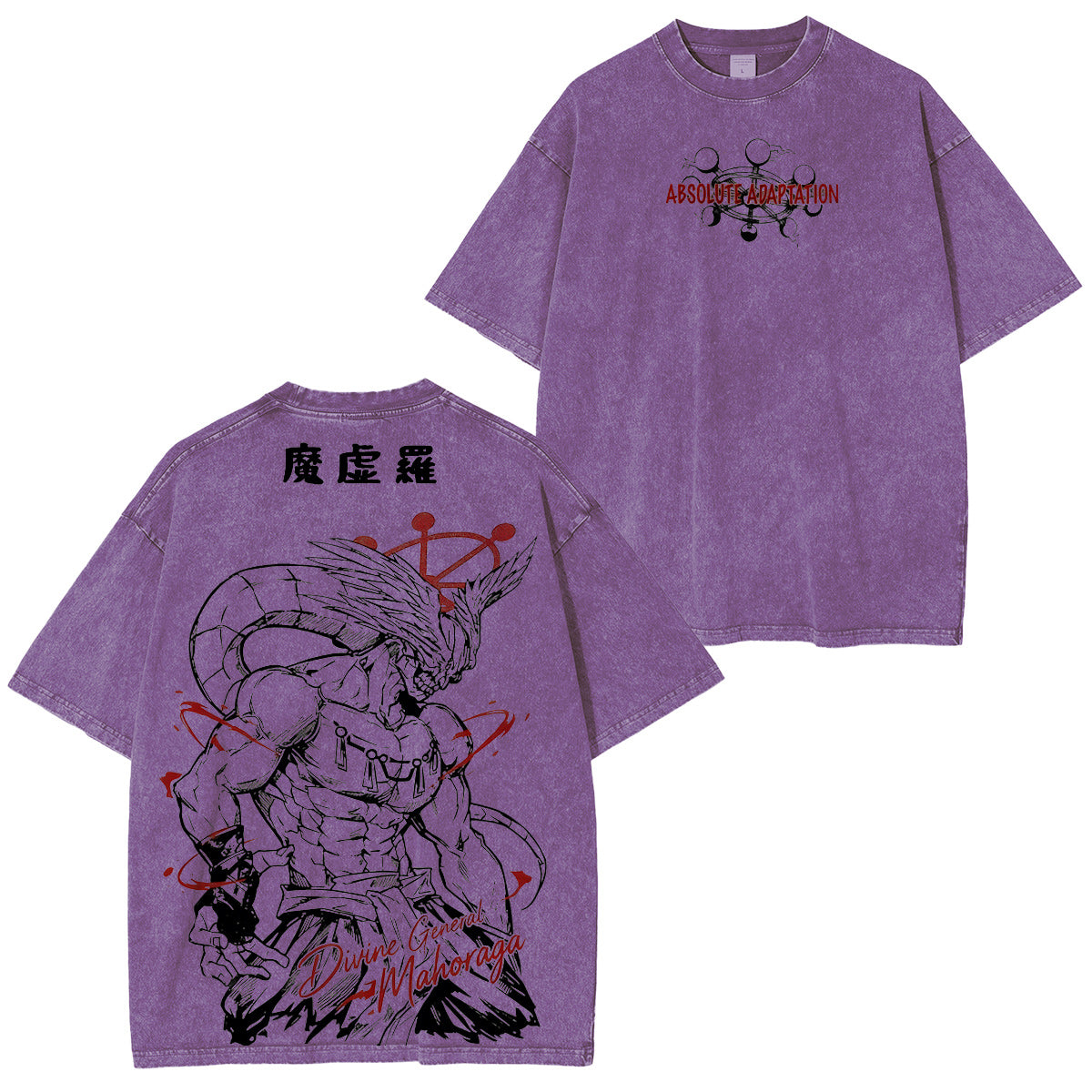 Jujutsu Kaisen :Mahoraga Polera Lavada Vintage