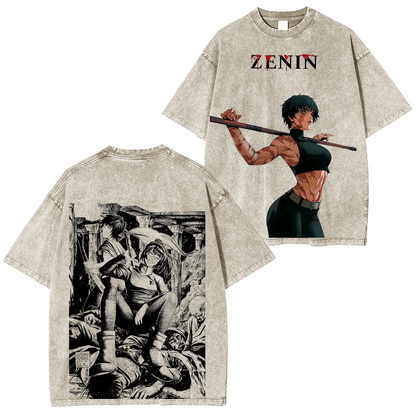 Jujutsu Kaisen Vintage Washed Unisex Polera