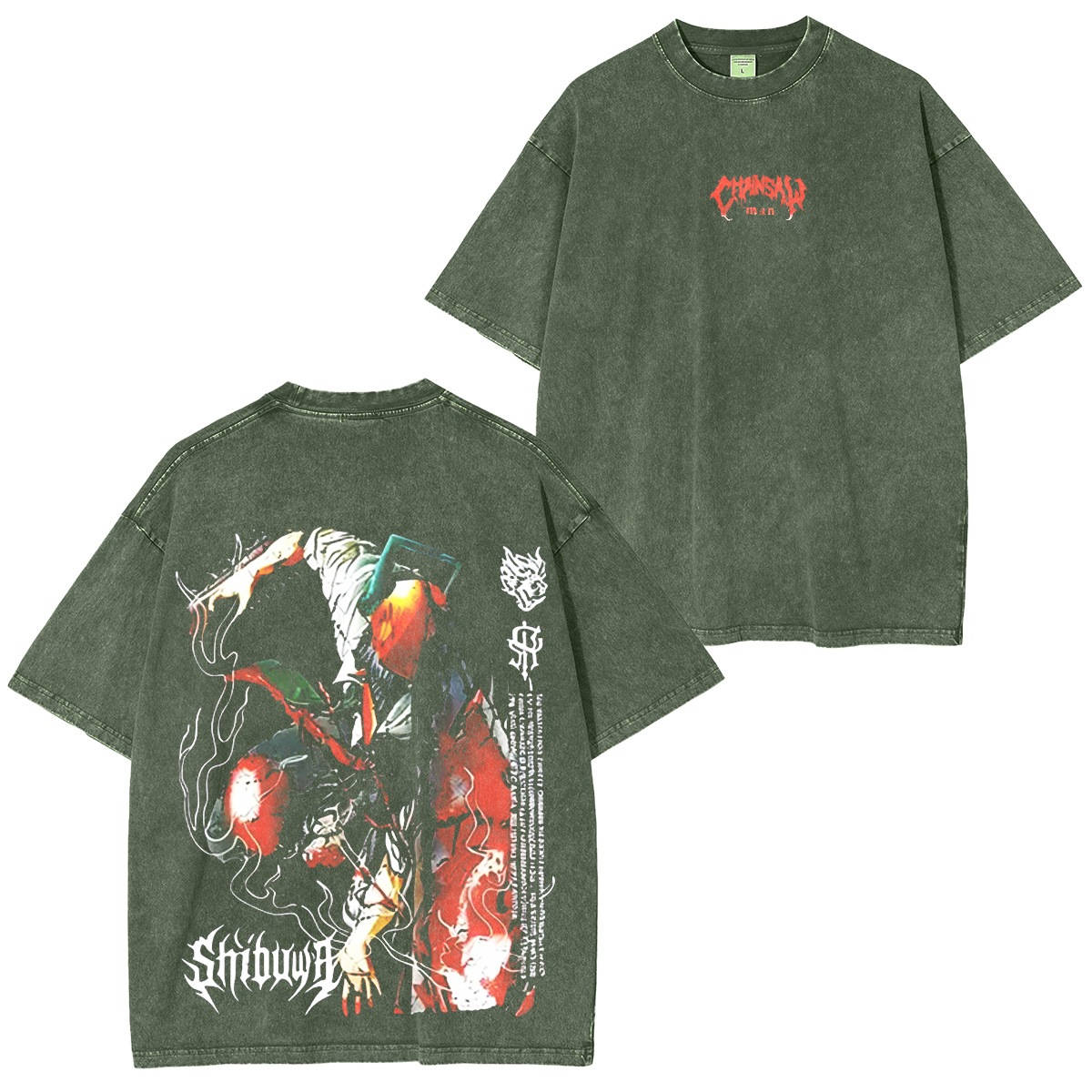 Chainsaw Man Vintage Washed Unisex T-Shirt