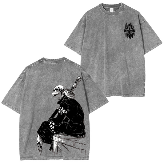 Trafalgar Law Vintage Washed Unisex T-Shirt