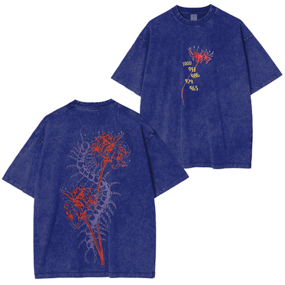Tokyo Ghoul Acid Wash Oversized Polera Lavada Vintage
