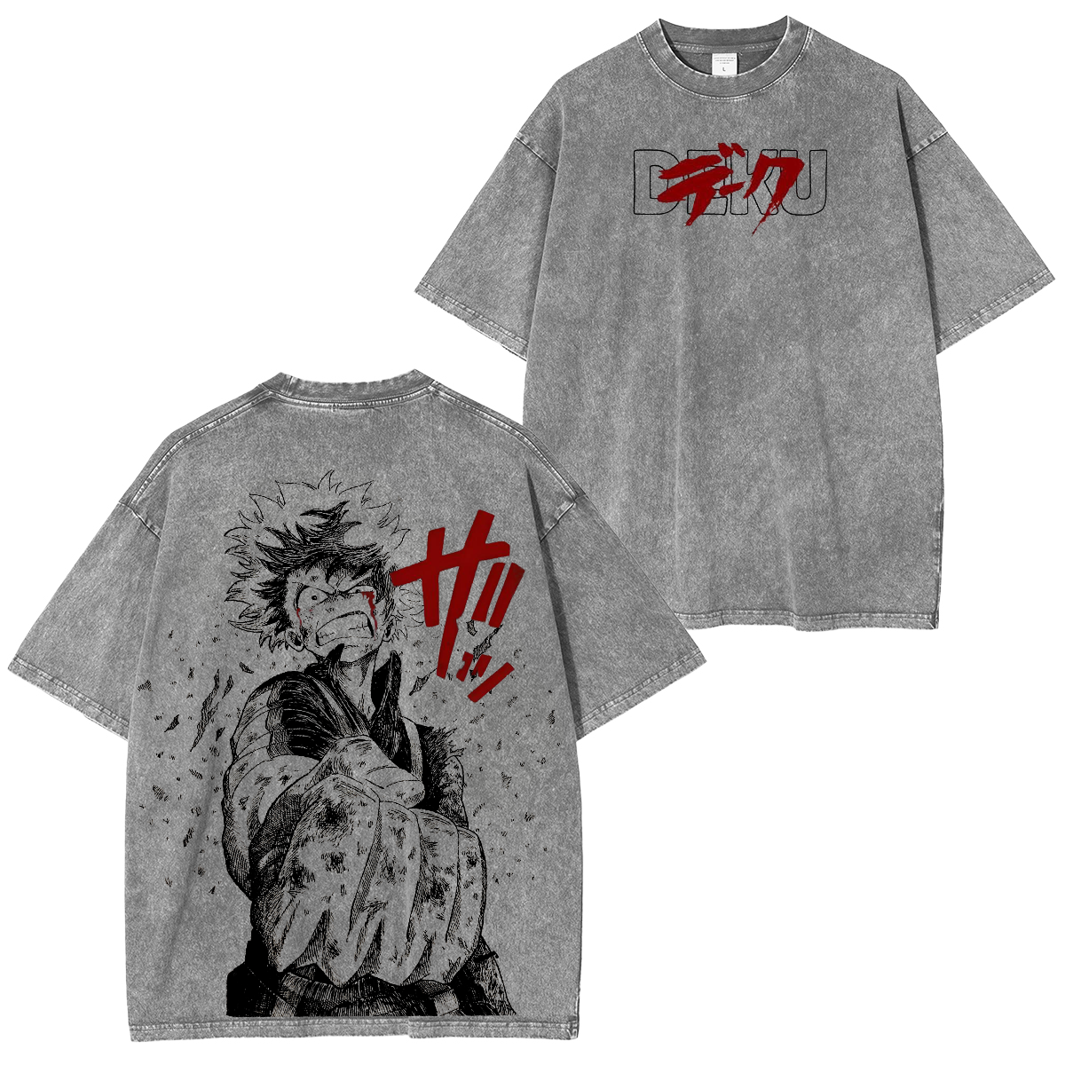 My Hero Academia Polera Lavada Vintage