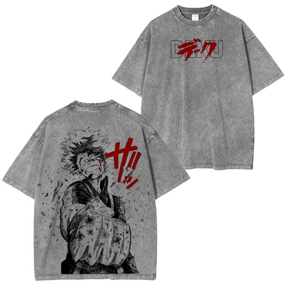 My Hero Academia Polera Lavada Vintage