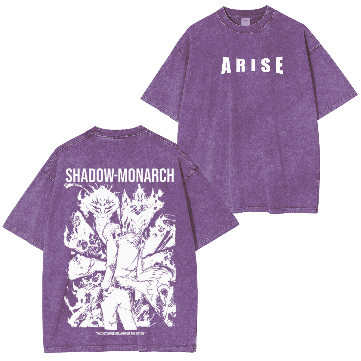 Solo Leveling Vintage Washed T-shirt/Crewneck/Hoodie
