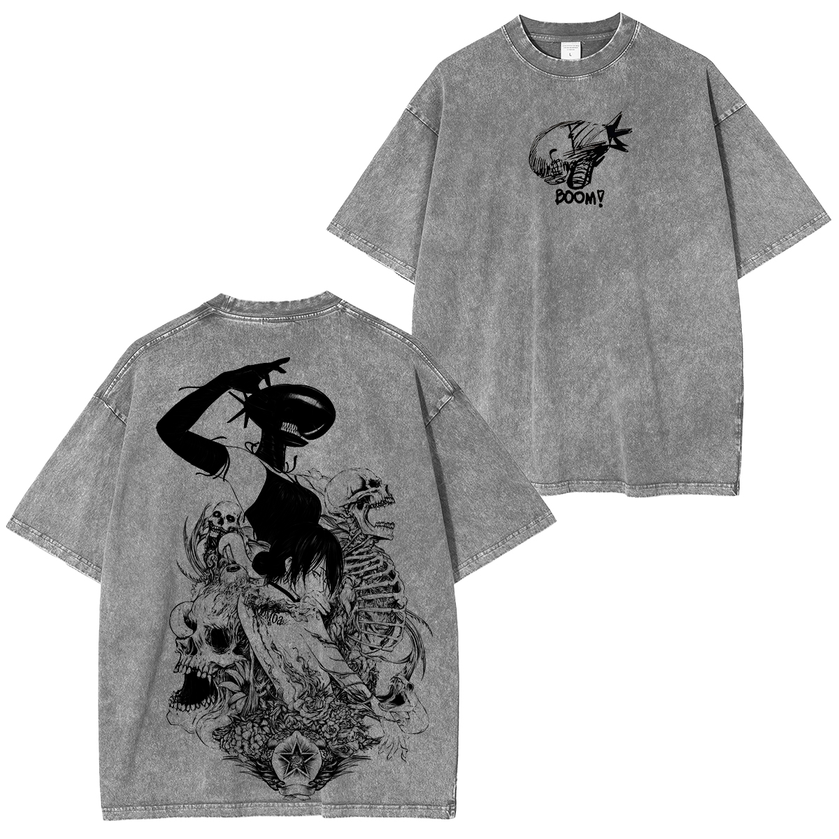 Chainsaw Man Unisex Fit Vintage Washed T-shirt/Crewneck/Hoodie