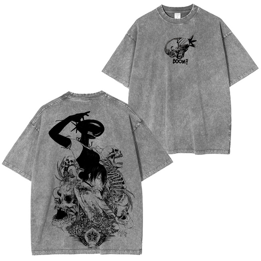 Chainsaw Man Unisex Fit Vintage Washed T-shirt/Crewneck/Hoodie