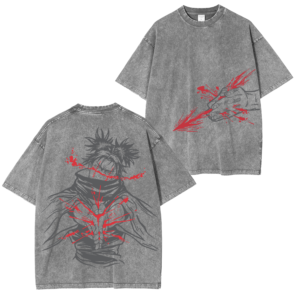 Choso Kamo Polera – JJK Merch Clothing Washed Cotton.