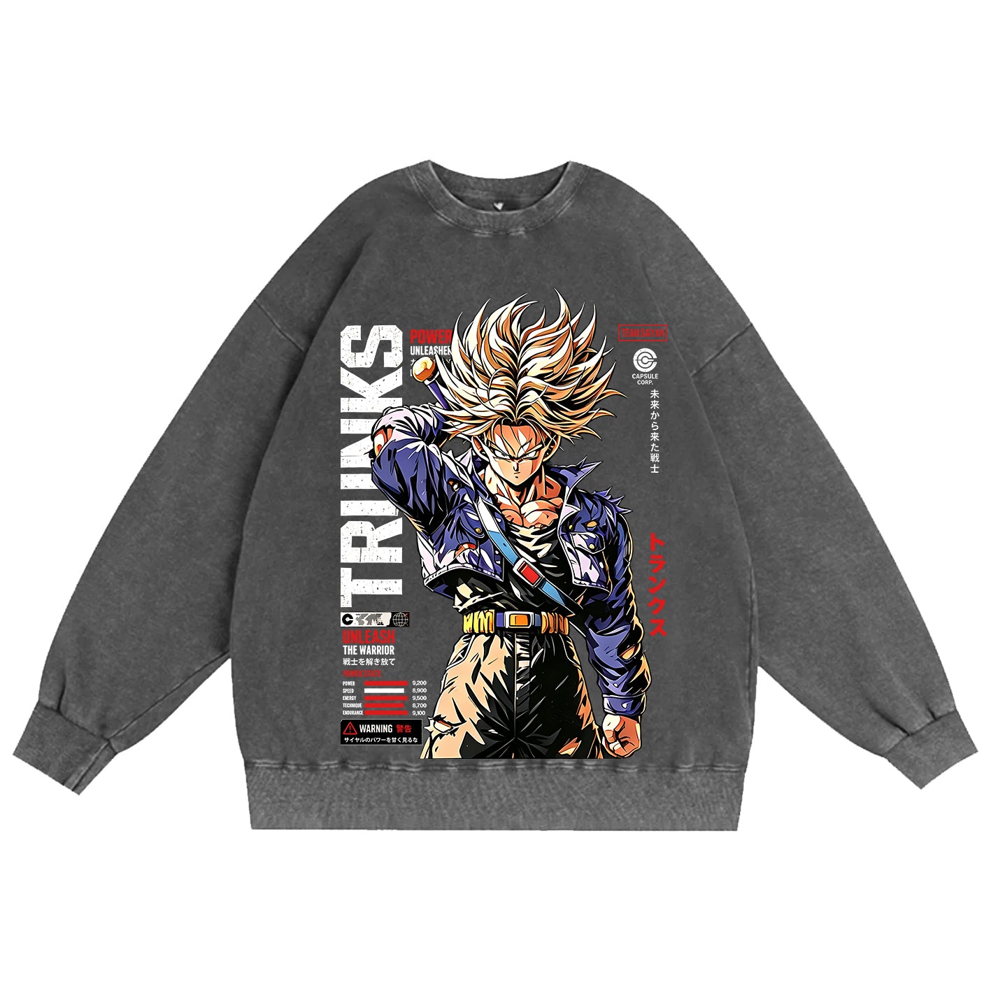 Future Trunks Dragon Ball Vintage Unisex Washed T-Shirt