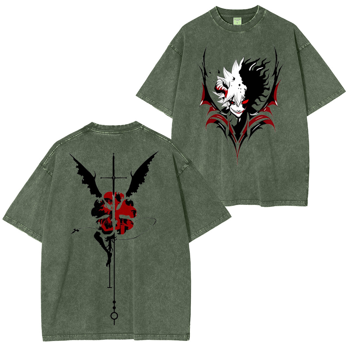Black Clover Vintage washed T-shirt/Crewneck/Hoodie