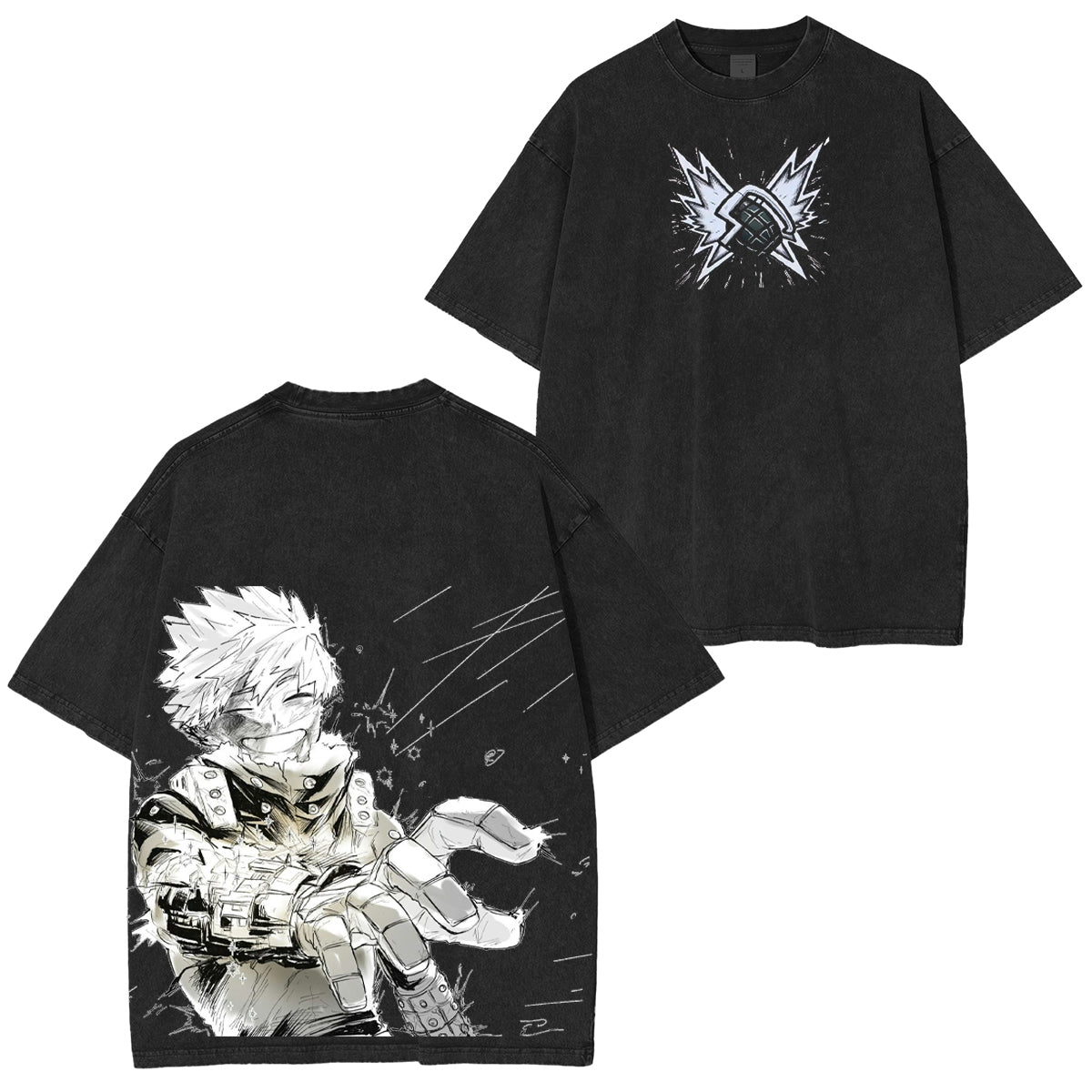 My Hero Academia Vintage Washed T-shirt/Crewneck/Hoodie