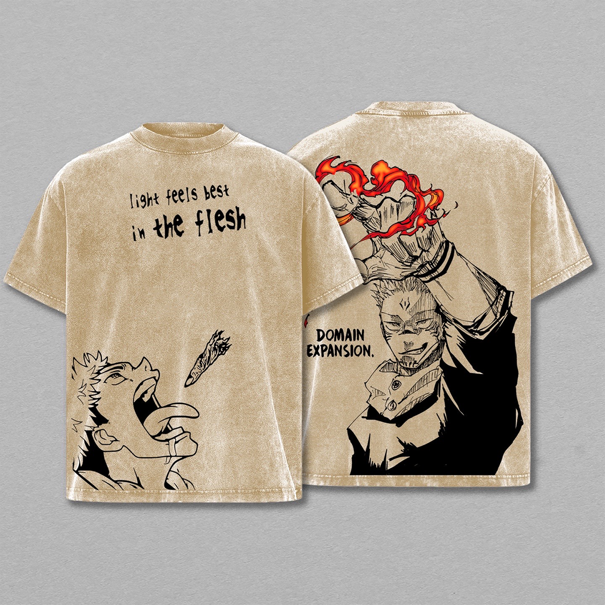Jujutsu Kaisen Washed T-shirt/Crewneck/Hoodie