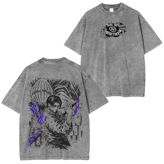 Jujutsu Kaisen Vintage Washed T-shirt/Crewneck/Hoodie