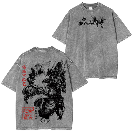 My Hero Academia Vintage Washed T-shirt/Crewneck/Hoodie