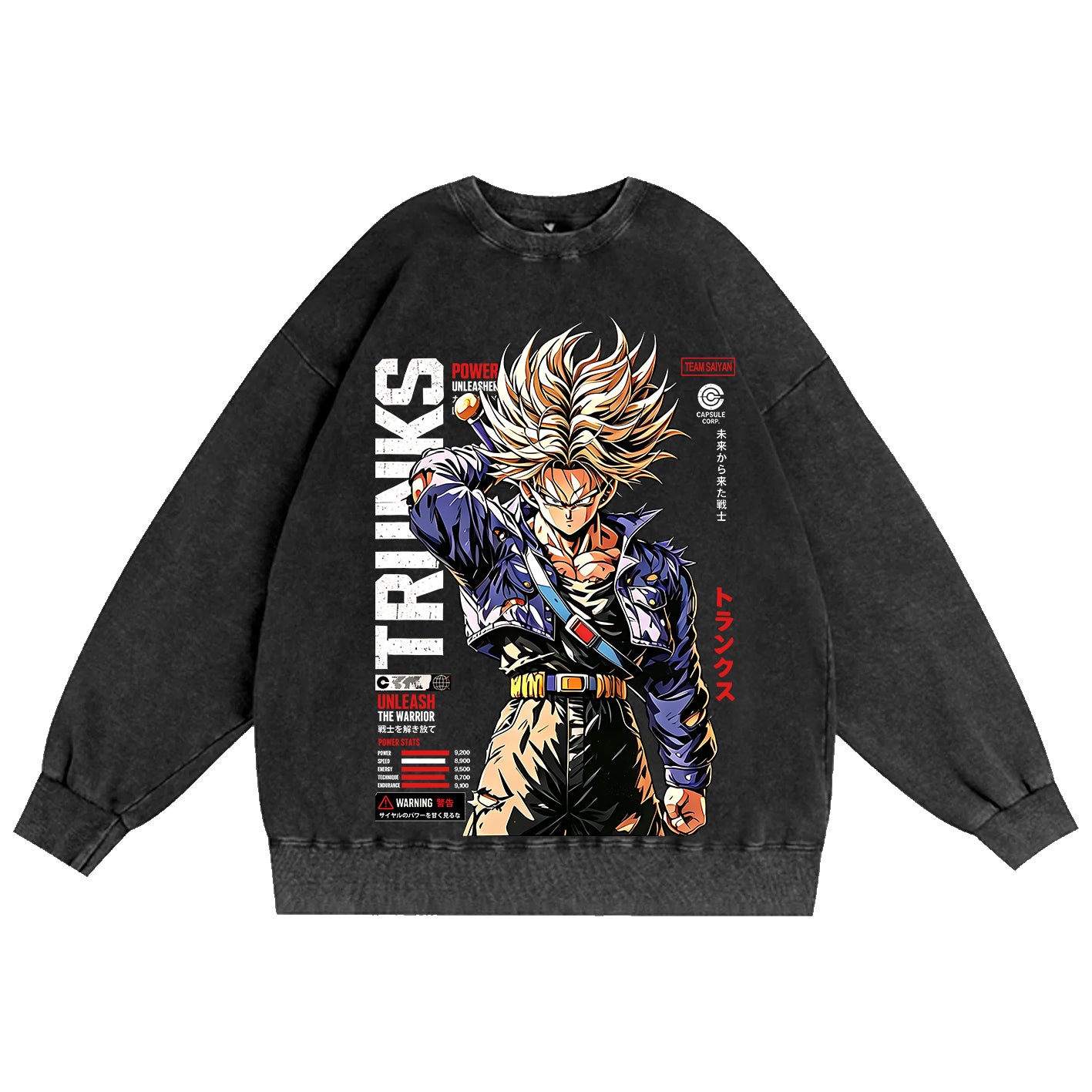Future Trunks Dragon Ball Vintage Unisex Washed T-Shirt