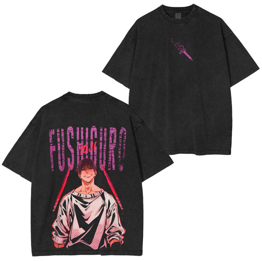Toji Fushiguro Jujutsu Kaisen Vintage Washed T-shirt/Crewneck/Hoodie