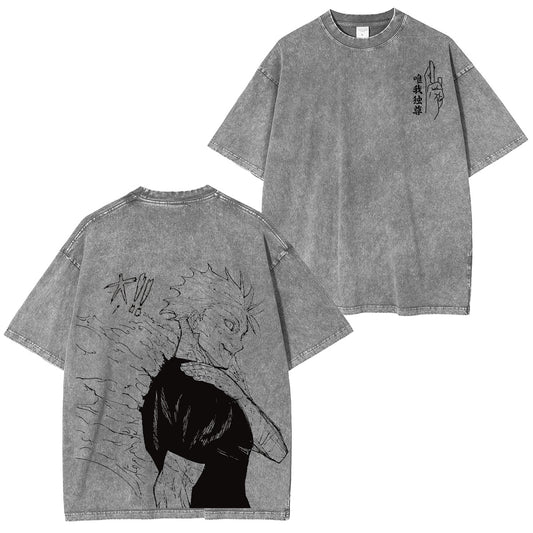 Jujutsu Kaisen Vintage Washed T-shirt/Crewneck/Hoodie