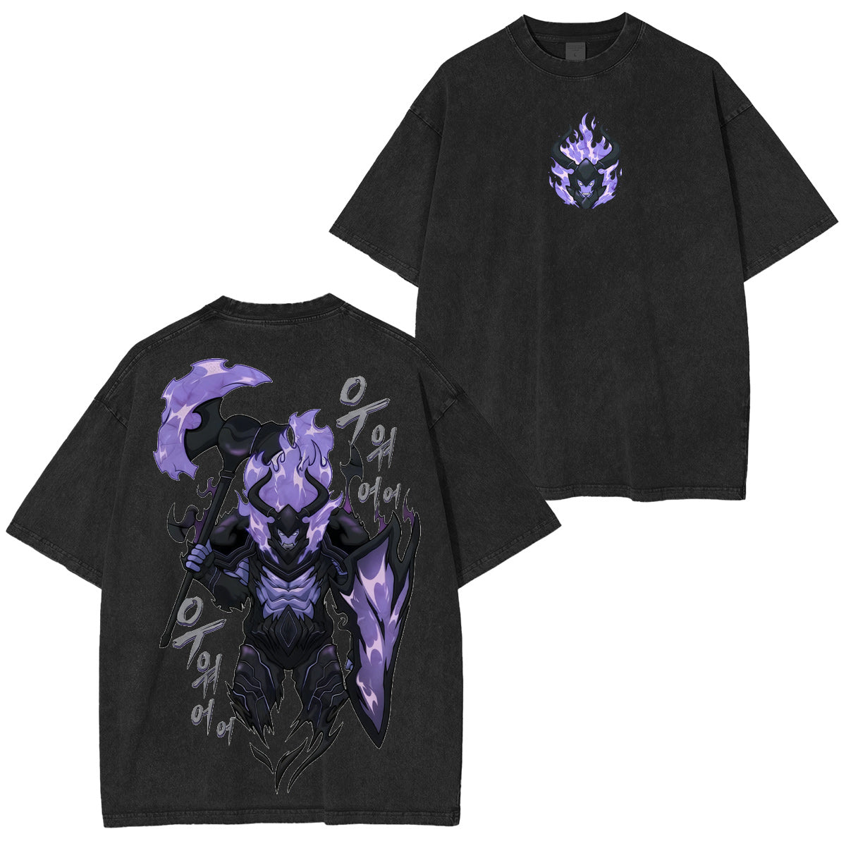 Solo Leveling Vintage Washed T-shirt/Crewneck/Hoodie