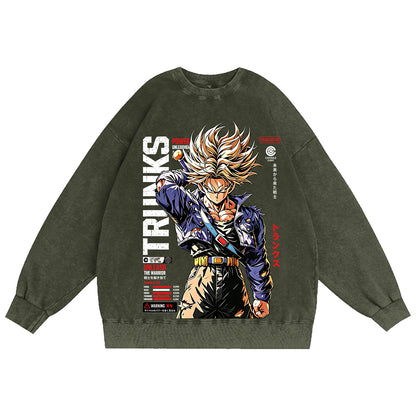 Future Trunks Dragon Ball Vintage Unisex Washed T-Shirt