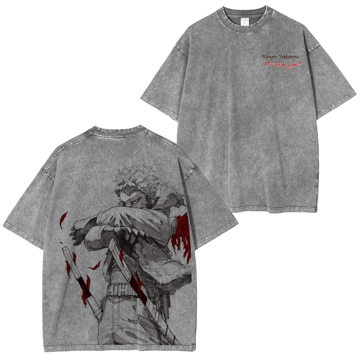 My Hero Academia Vintage Washed T-shirt/Crewneck/Hoodie