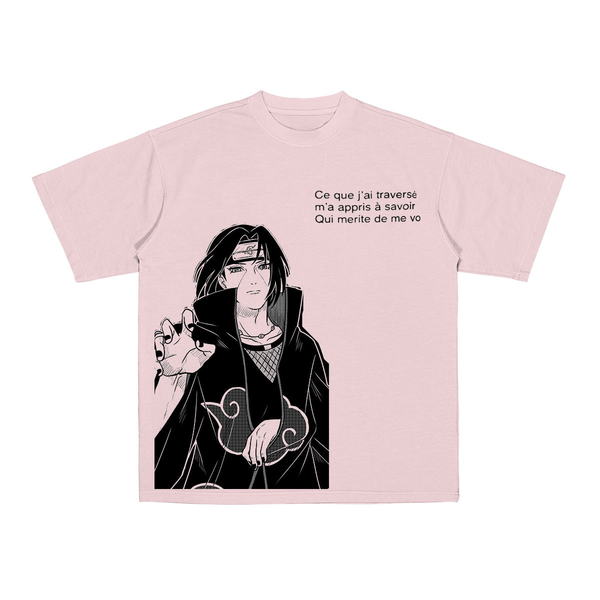 Naruto: Obito Itachi Uchiha Vintage Washed T-shirt/ Cotton T-shirt