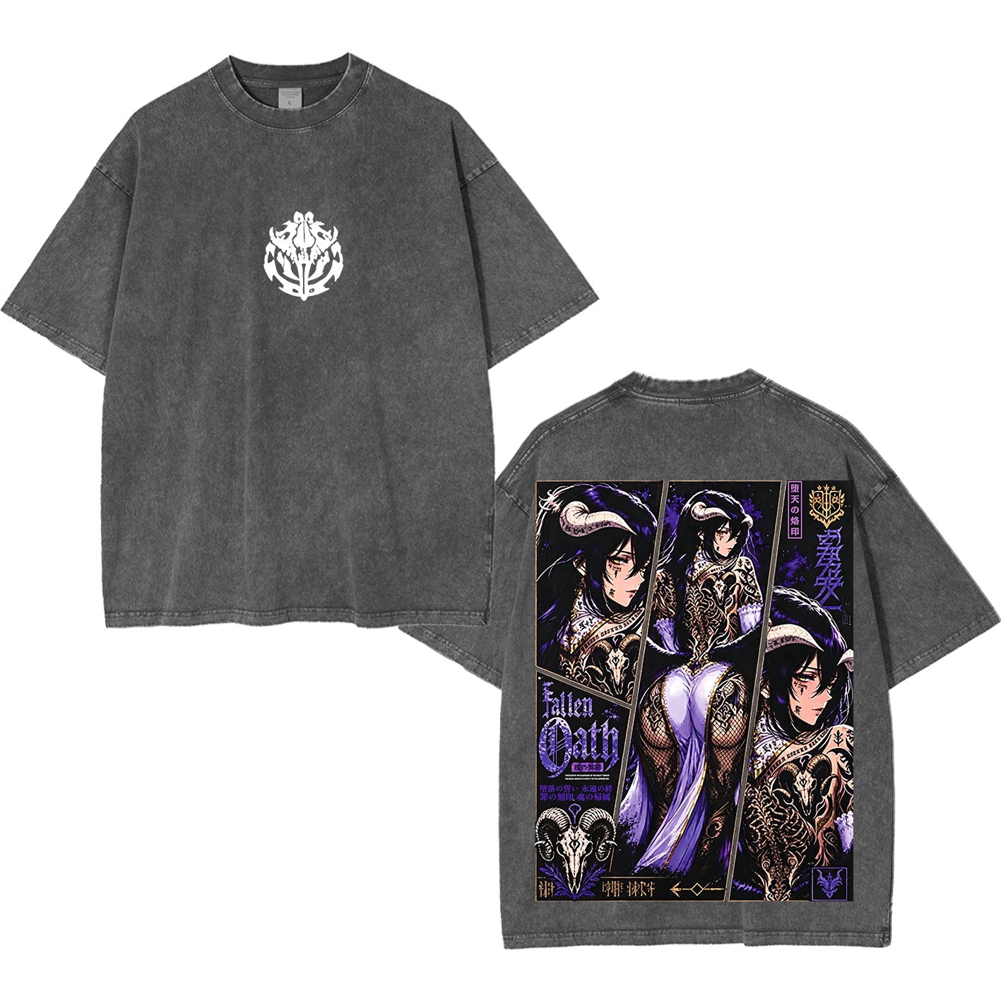 Overlord Albedo Unisex Washed T-shirt/Crewneck/Hoodie