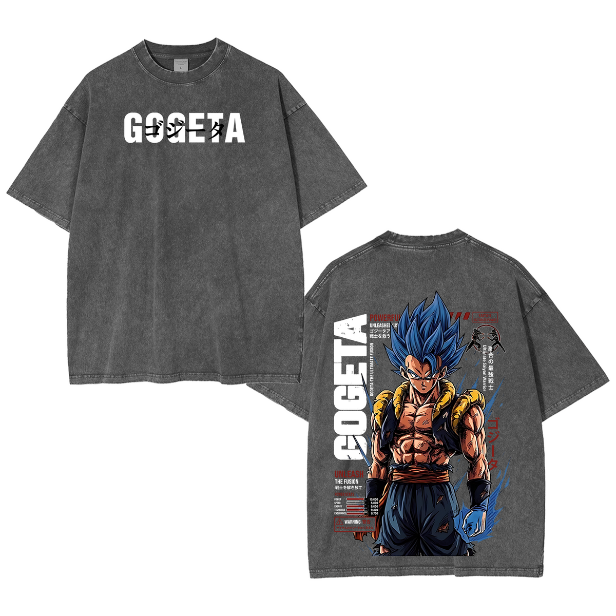 Gogeta Dragon Ball Polera Unisex Lavada