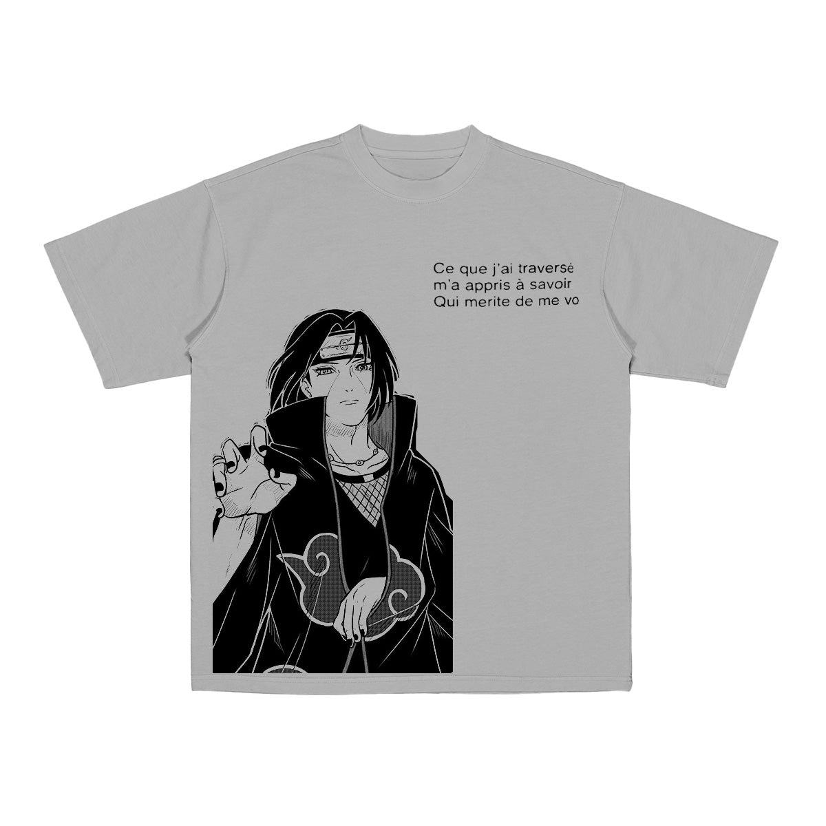 Naruto: Obito Itachi Uchiha Vintage Washed T-shirt/ Cotton T-shirt