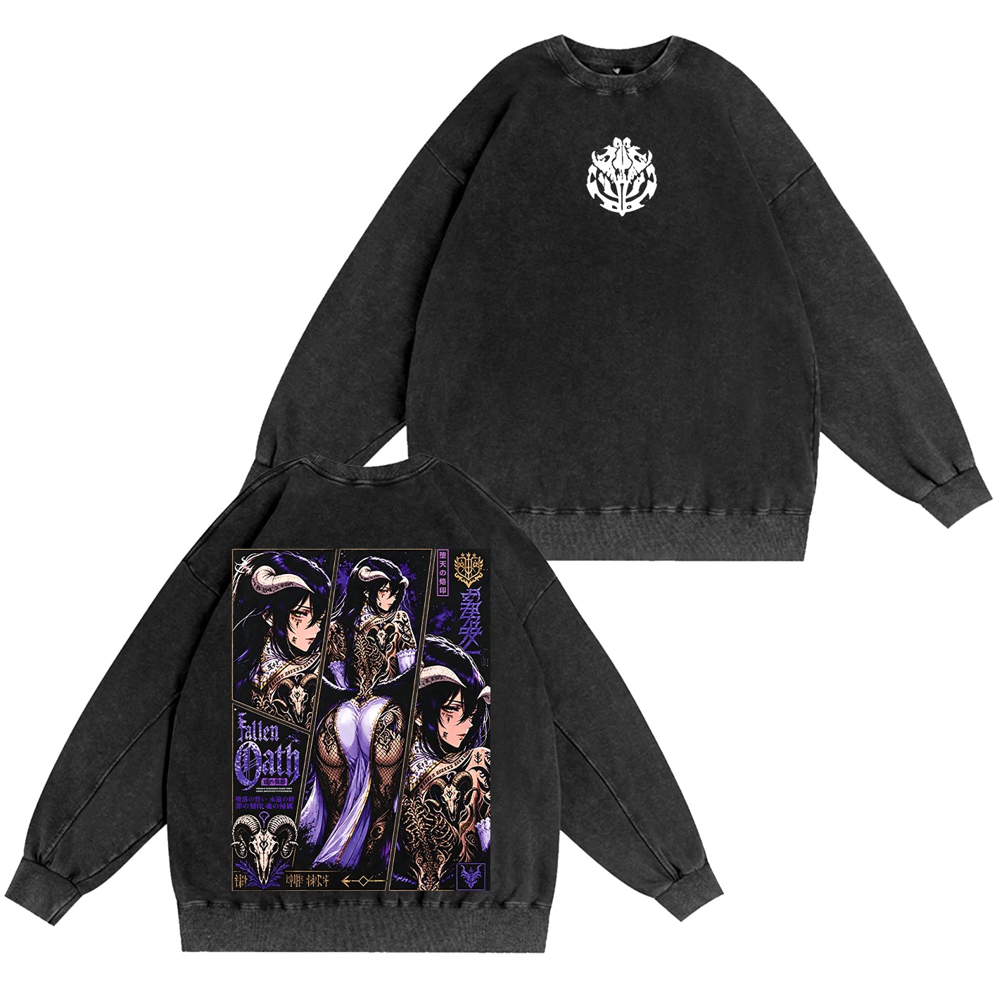 Overlord Albedo Unisex Washed T-shirt/Crewneck/Hoodie