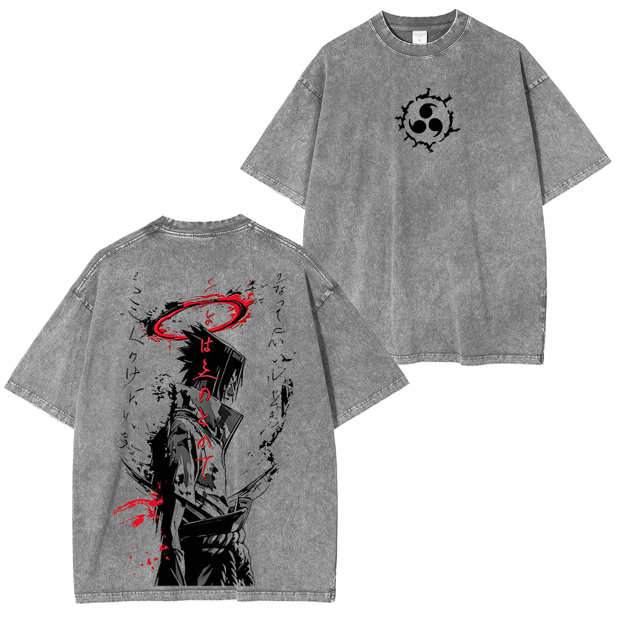 Naruto Polera Lavada Vintage