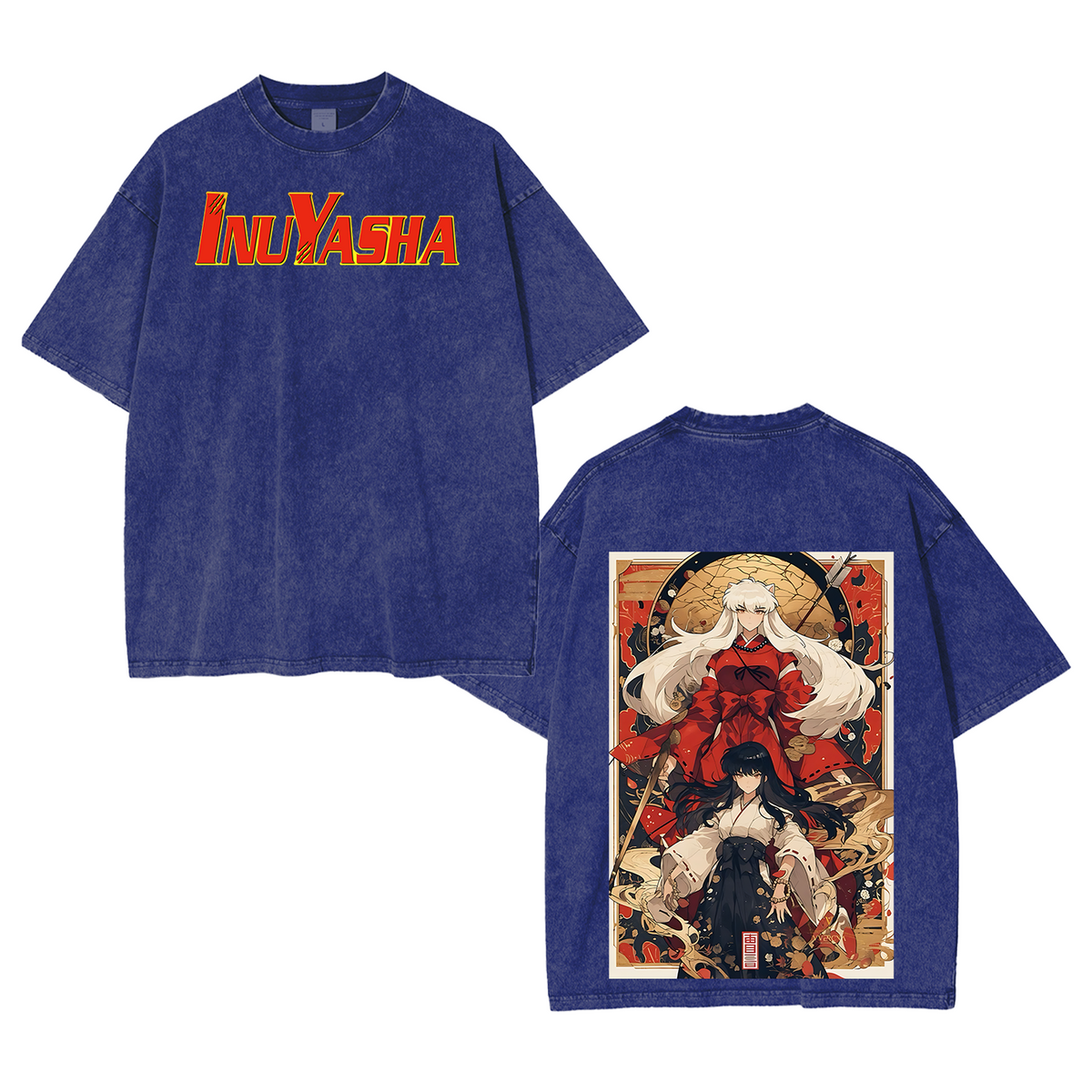Inuyasha Vintage Polera Unisex Lavada