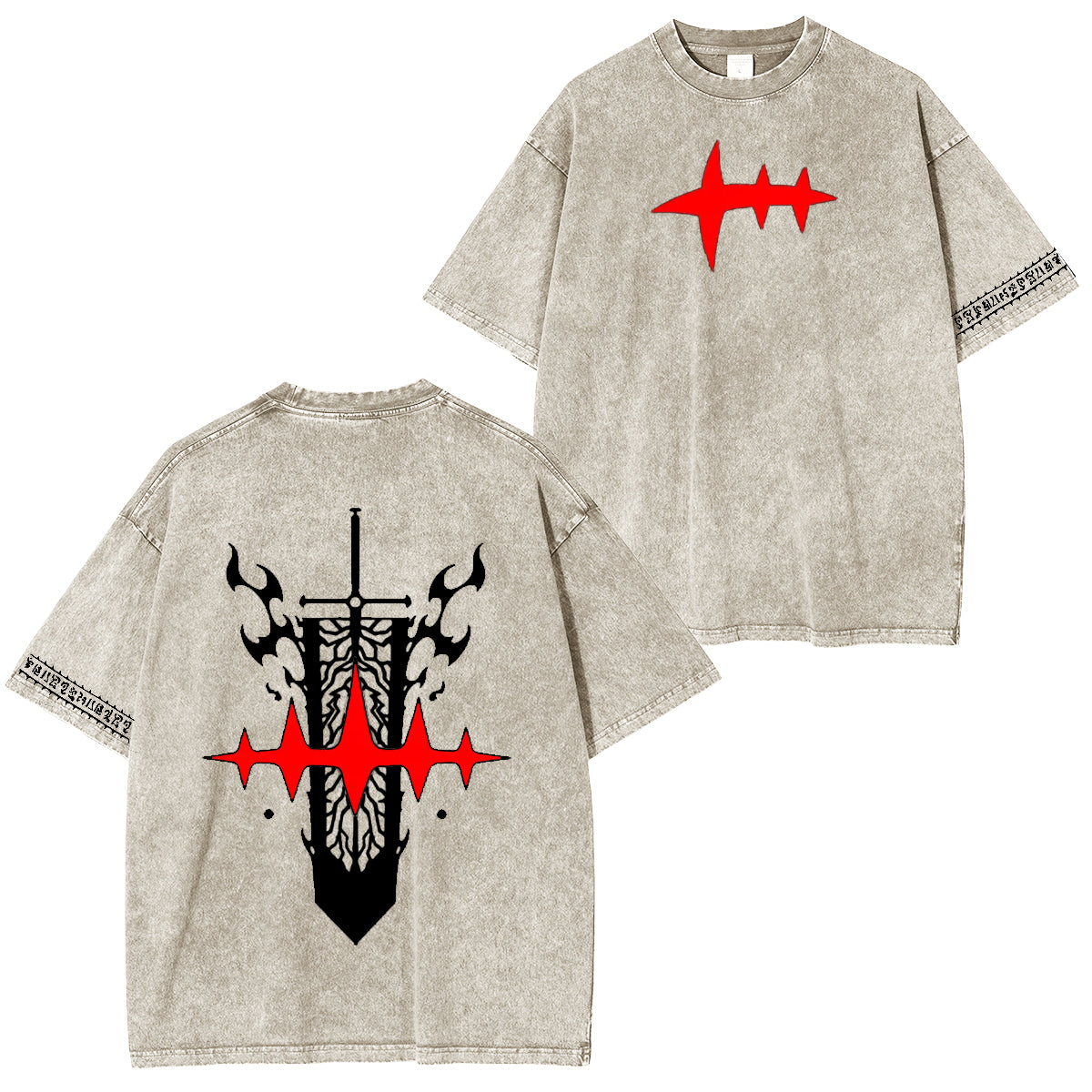 Black Clover Vintage washed T-shirt/Crewneck/Hoodie