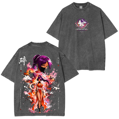 Bleach Yoruichi Kashimo Anime Polera Lavada
