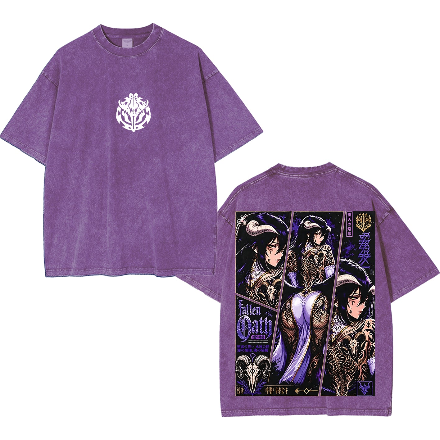 Overlord Albedo Unisex Washed T-shirt/Crewneck/Hoodie