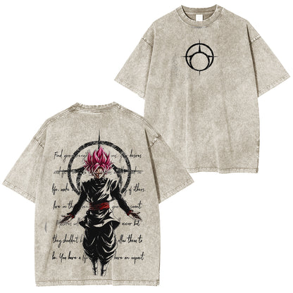Dragon Ball Super Goku Black (Zamasu) Anime Polera Lavada