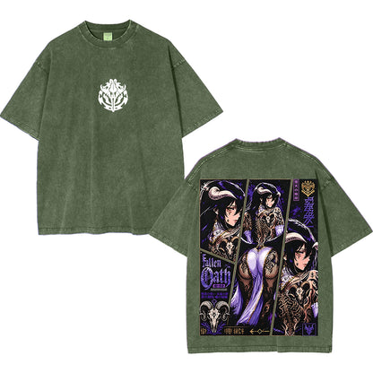 Overlord Albedo Unisex Washed T-shirt/Crewneck/Hoodie