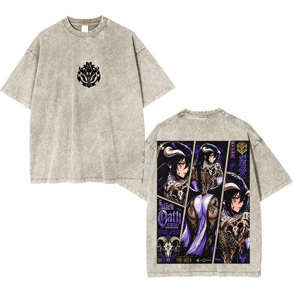 Overlord Albedo Unisex Washed T-shirt/Crewneck/Hoodie