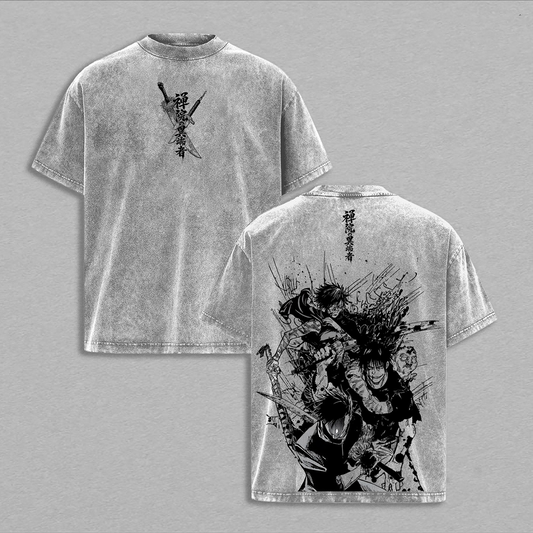 Jujutsu Kaisen Maki Toji washed T-shirt/Crewneck/Hoodie