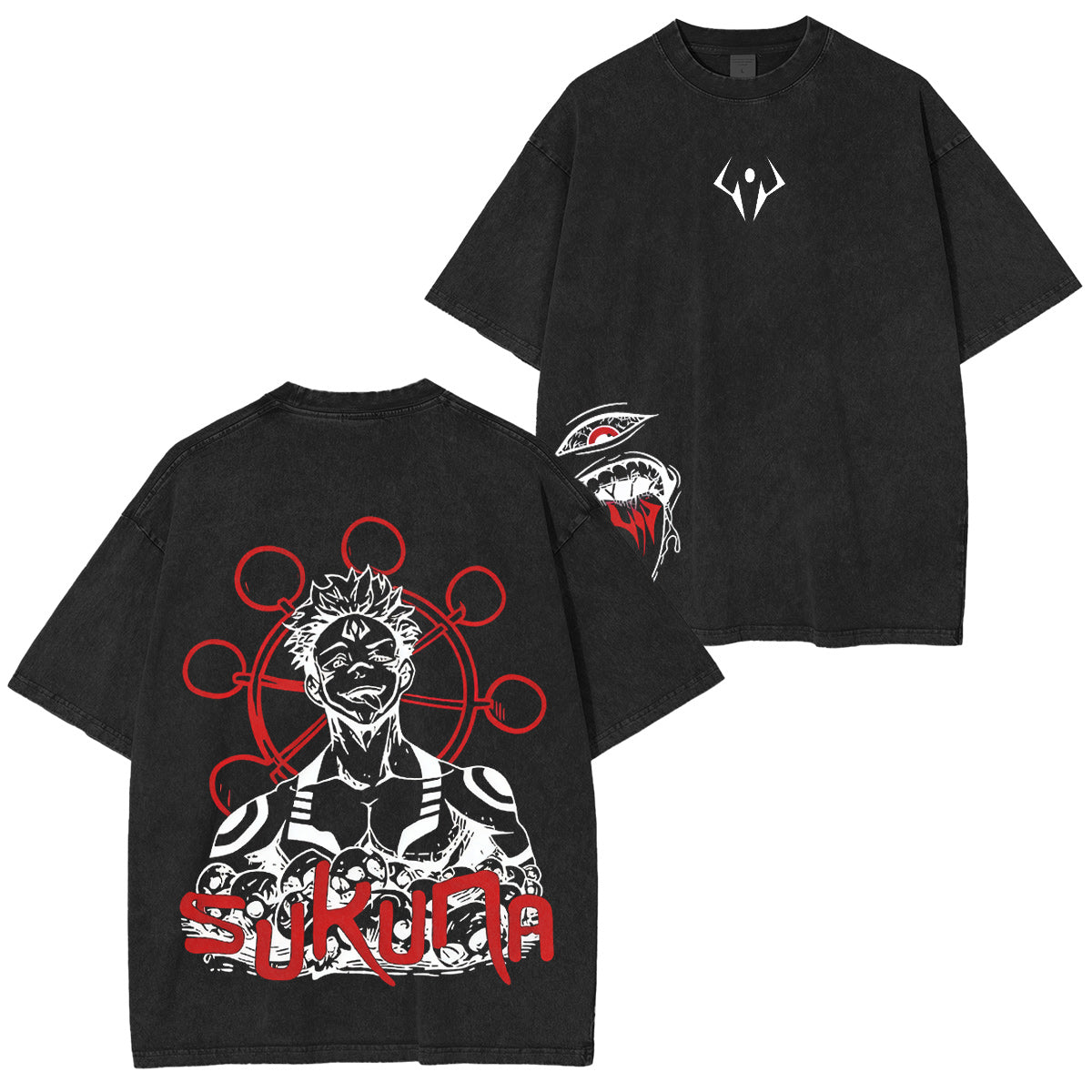 Jujutsu Kaisen :Ryomen Sukuna Vintage washed T-shirt/Crewneck/Hoodie